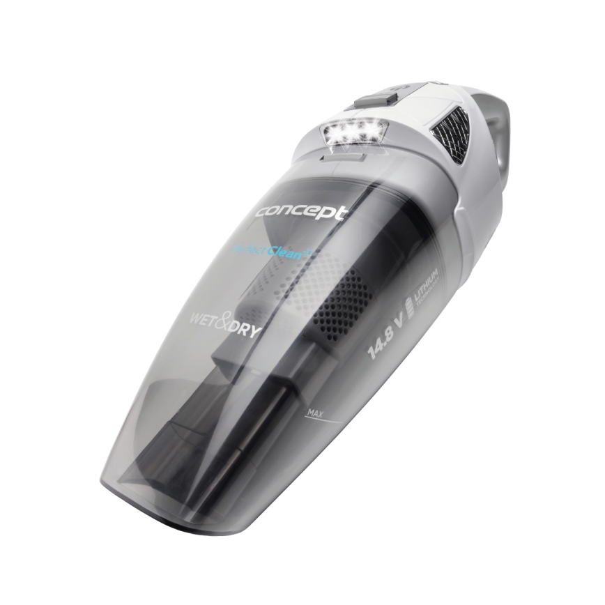 Concept VP4370 - Handstofzuiger WET & DRY PERFECT CLEAN 90W/14,8V 2200 mAh wit