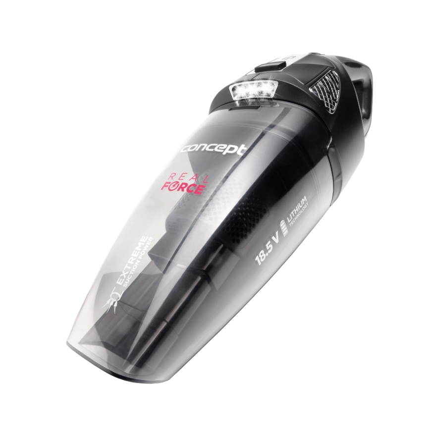 Concept VP4380 - Handstofzuiger REAL FORCE 110W/18,5V 2200 mAh zwart