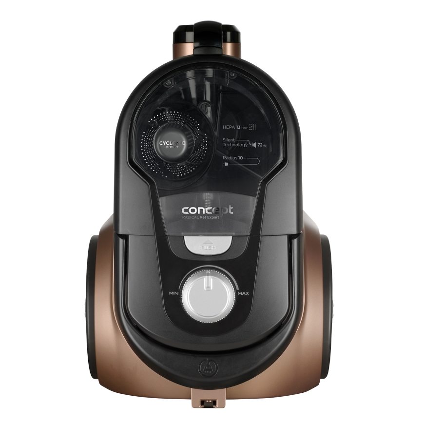 Concept VP5240N - Zakloze stofzuiger 4A RADICAL PET EXPERT 2,5 l 800W/230V brons