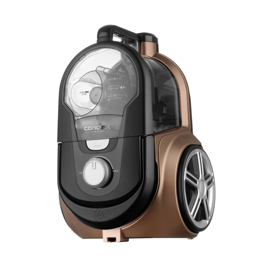 Concept VP5240N - Zakloze stofzuiger 4A RADICAL PET EXPERT 2,5 l 800W/230V brons