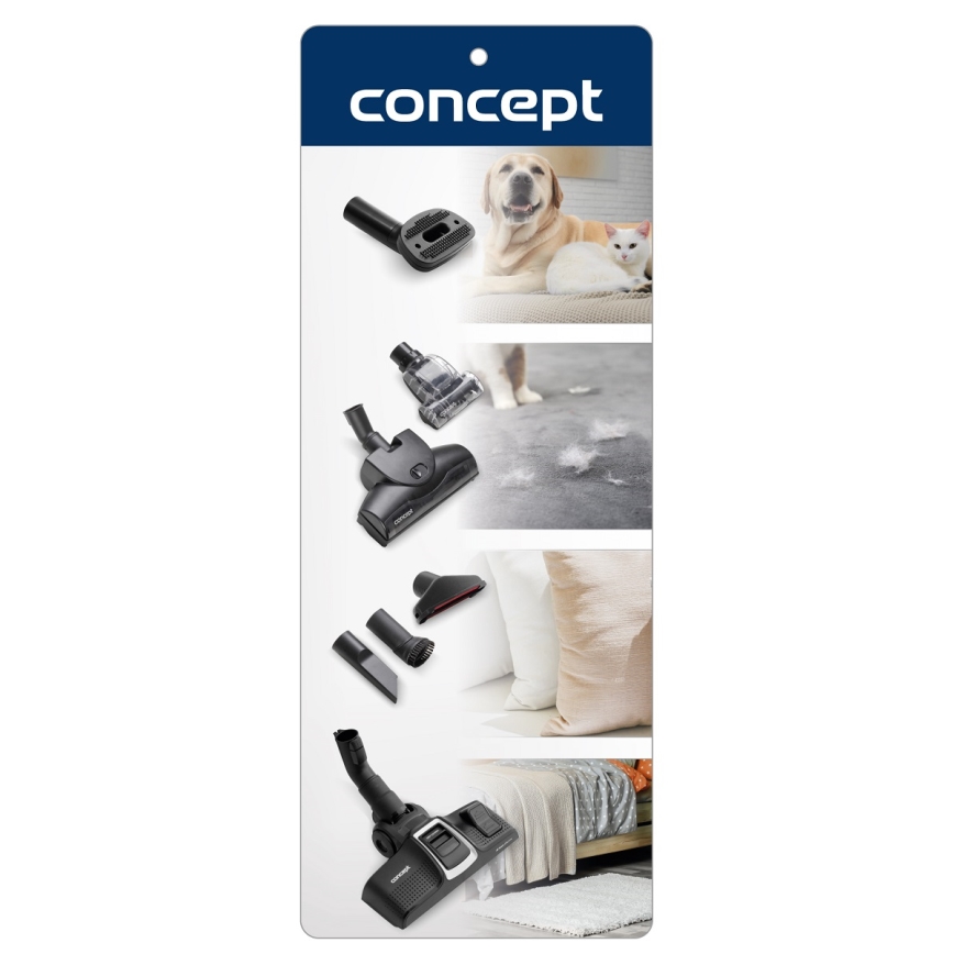 Concept VP5240N - Zakloze stofzuiger 4A RADICAL PET EXPERT 2,5 l 800W/230V brons