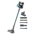 Concept VP6045 - 2-in-1 steel- en handstofzuiger ICONIC SUCTION PRO 450W/29,6V 2500 mAh blauw