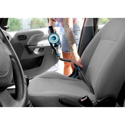 Concept VP6045 - 2-in-1 steel- en handstofzuiger ICONIC SUCTION PRO 450W/29,6V 2500 mAh blauw