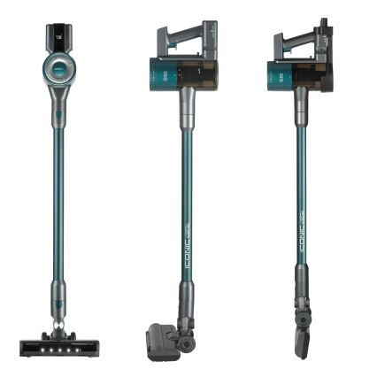 Concept VP6045 - 2-in-1 steel- en handstofzuiger ICONIC SUCTION PRO 450W/29,6V 2500 mAh blauw