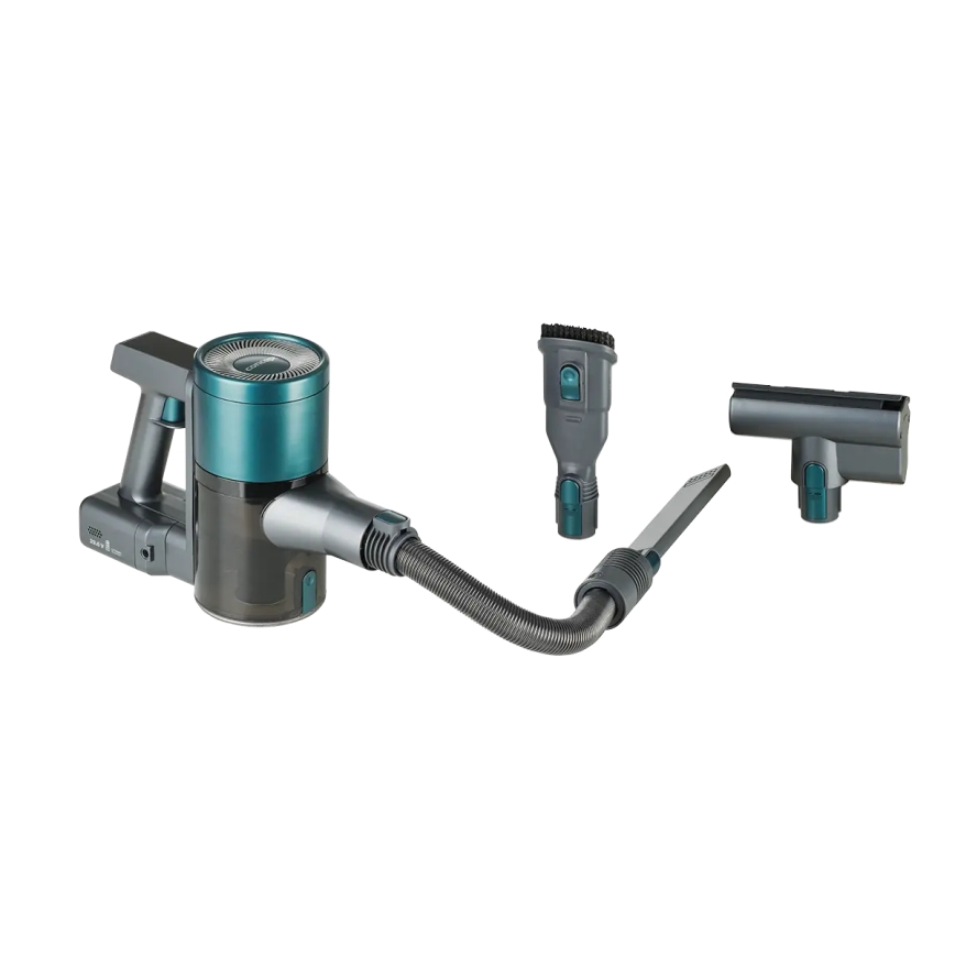 Concept VP6045 - 2-in-1 steel- en handstofzuiger ICONIC SUCTION PRO 450W/29,6V 2500 mAh blauw