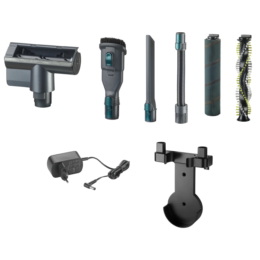 Concept VP6045 - 2-in-1 steel- en handstofzuiger ICONIC SUCTION PRO 450W/29,6V 2500 mAh blauw