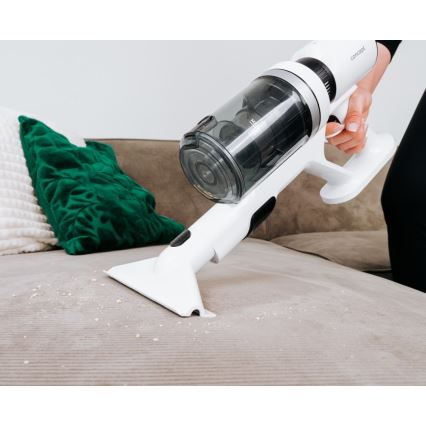 Concept VP6125 - 2-in-1 steel- en handstofzuiger ICONIC Comfort Telescope 400W/29,6V 2000 mAh wit