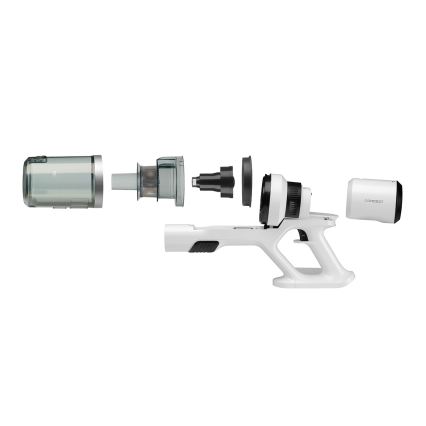Concept VP6125 - 2-in-1 steel- en handstofzuiger ICONIC Comfort Telescope 400W/29,6V 2000 mAh wit