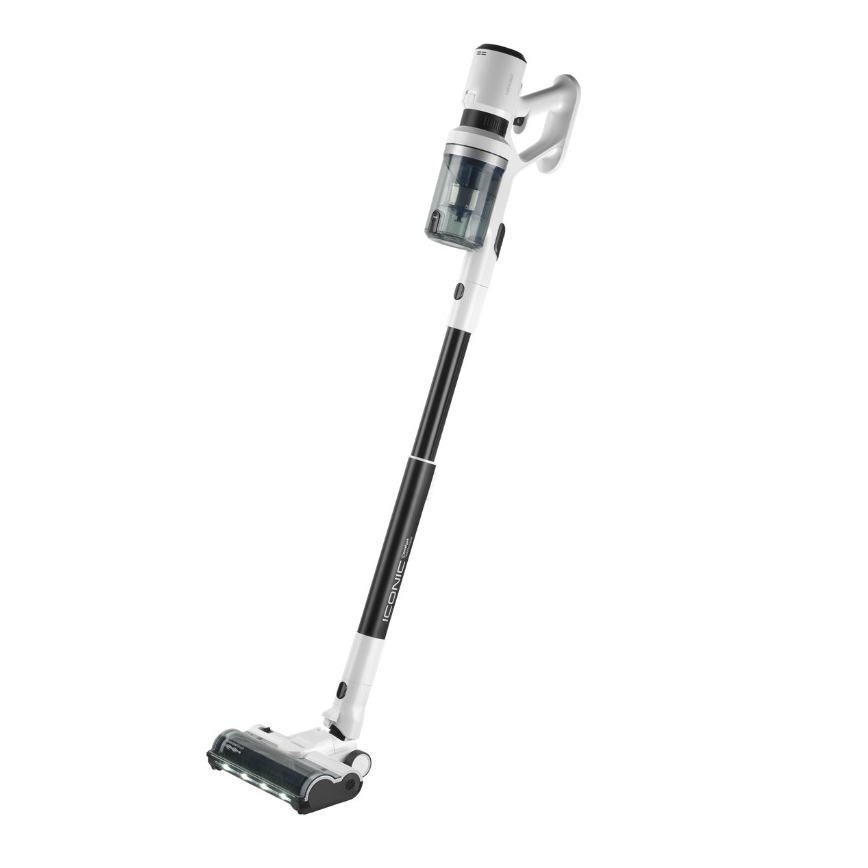 Concept VP6125 - 2-in-1 steel- en handstofzuiger ICONIC Comfort Telescope 400W/29,6V 2000 mAh wit
