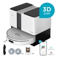 Concept VR4050 - Slimme 2-in-1 robotstofzuiger met dweil OPTIMUS AQUA PRO LASER 3D 600W/230V 5200 mAh Wi-Fi wit