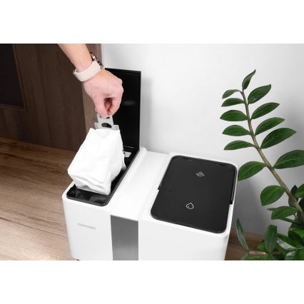 Concept VR4050 - Slimme 2-in-1 robotstofzuiger met dweil OPTIMUS AQUA PRO LASER 3D 600W/230V 5200 mAh Wi-Fi wit