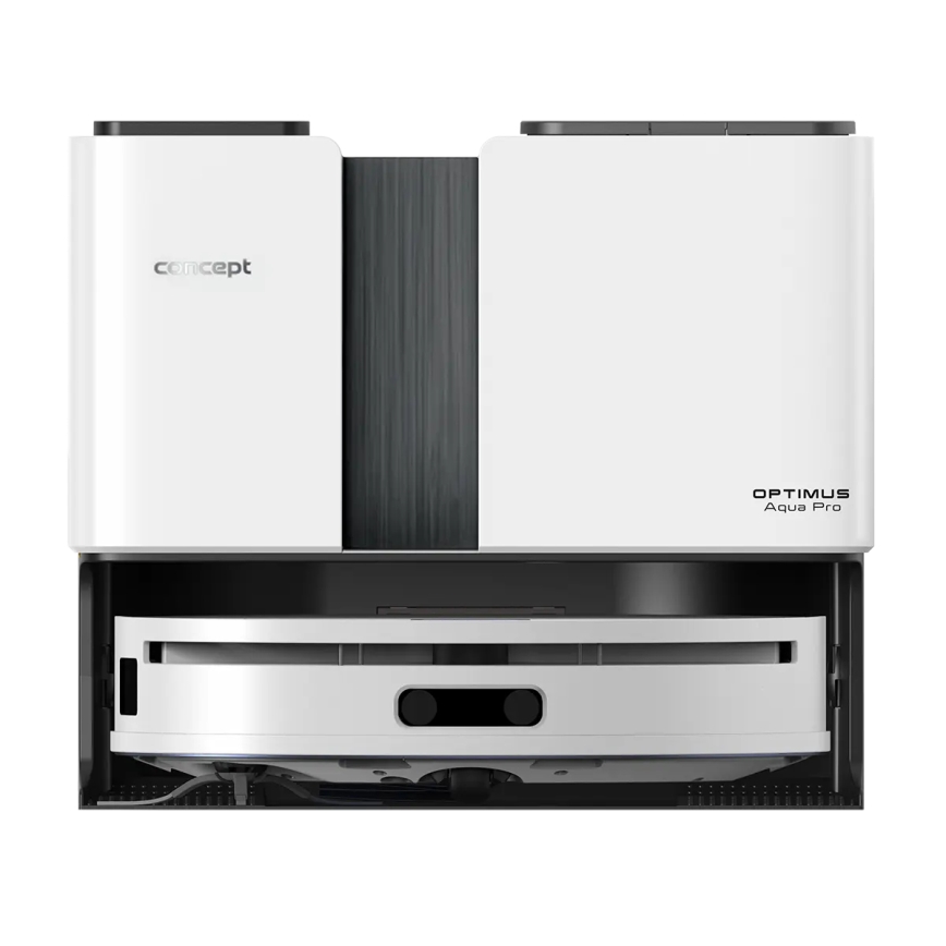 Concept VR4050 - Slimme 2-in-1 robotstofzuiger met dweil OPTIMUS AQUA PRO LASER 3D 600W/230V 5200 mAh Wi-Fi wit