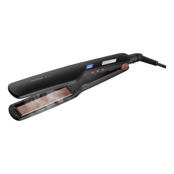 Concept VZ6010 - Stoom stijltang met LED-display ELITE STEAM BOOST 54W/230V zwart