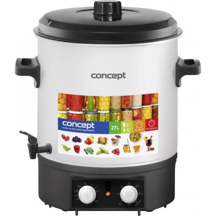 Concept ZH0030 - Ketel conserveren 27 l 2000W/230V wit/zwart