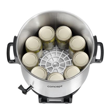 Concept ZH0040 - Ketel conserveren 27 l 2000W/230V roestvrij/zwart