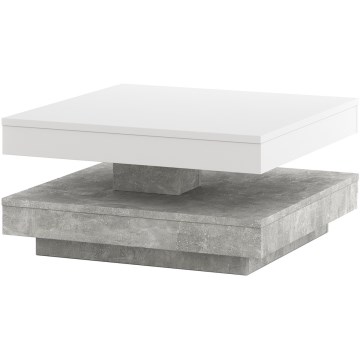 Conferentietafel TIMO wit/grijs beton