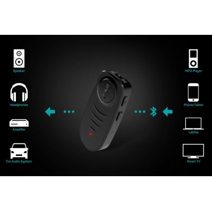 CONNECT IT CFF-4050-BK - Bluetooth audio ontvanger AUX 110 mAh