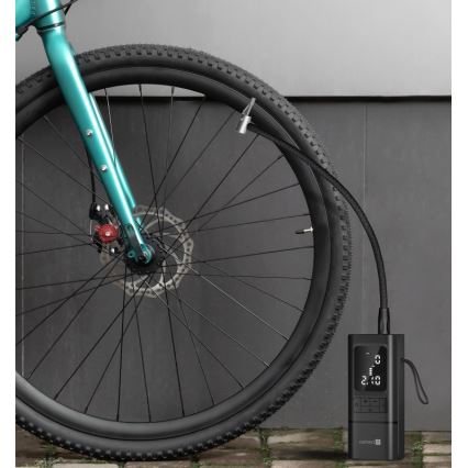 CONNECT IT CFF-4500-BK - Digitale draagbare compressor AirFlow 80W/6000 mAh zwart