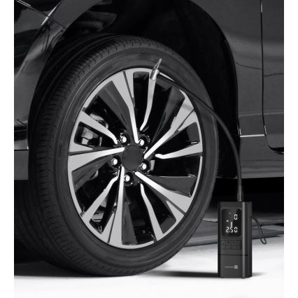 CONNECT IT CFF-4500-BK - Digitale draagbare compressor AirFlow 80W/6000 mAh zwart