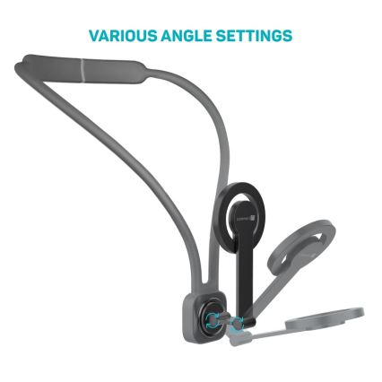 CONNECT IT CFF-6020-GY - Flexibele magnetische MagSafe-telefoonhouder voor om de nek