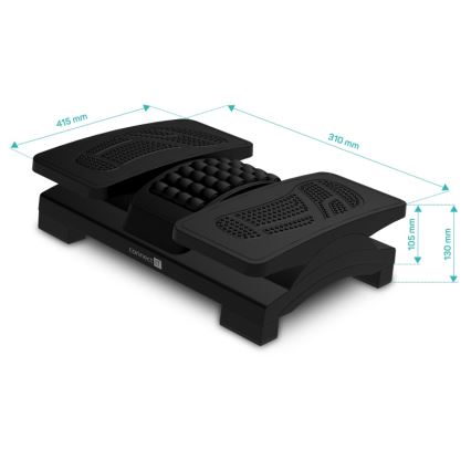 CONNECT IT CFH-4105-BK - Verstelbare voetensteun zwart
