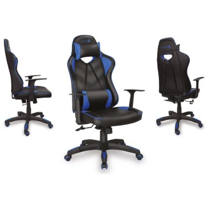 CONNECT IT CGC-0700-BL - Gaming stoel LeMans Pro zwart/blauw