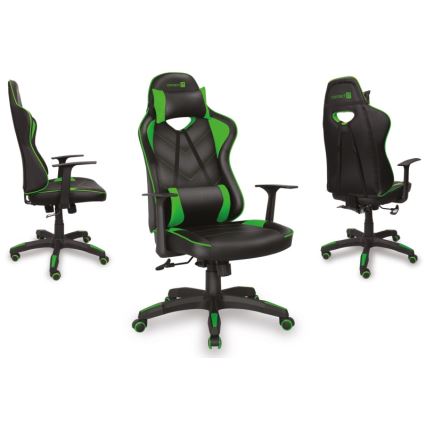 CONNECT IT CGC-0700-GR - Gaming stoel LeMans Pro zwart/groen