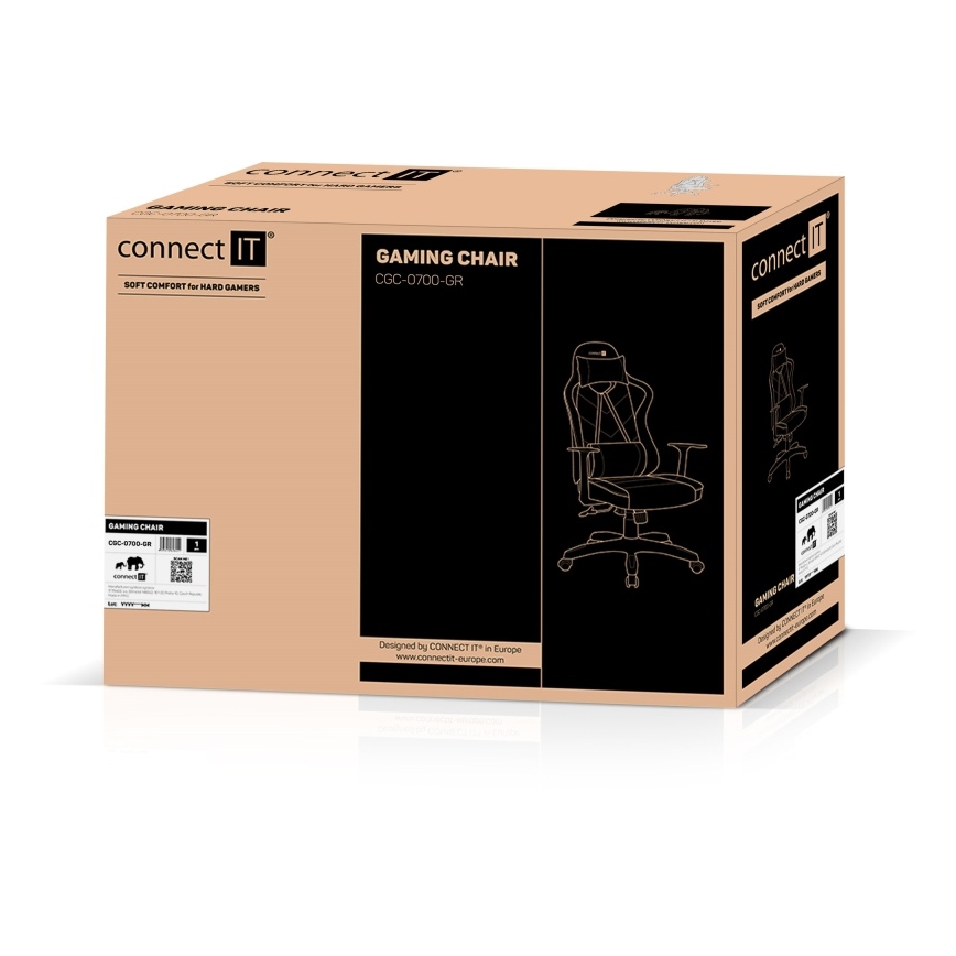 CONNECT IT CGC-0700-GR - Gaming stoel LeMans Pro zwart/groen