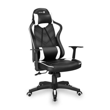CONNECT IT CGC-0700-WH - Gaming stoel LeMans Pro zwart/wit