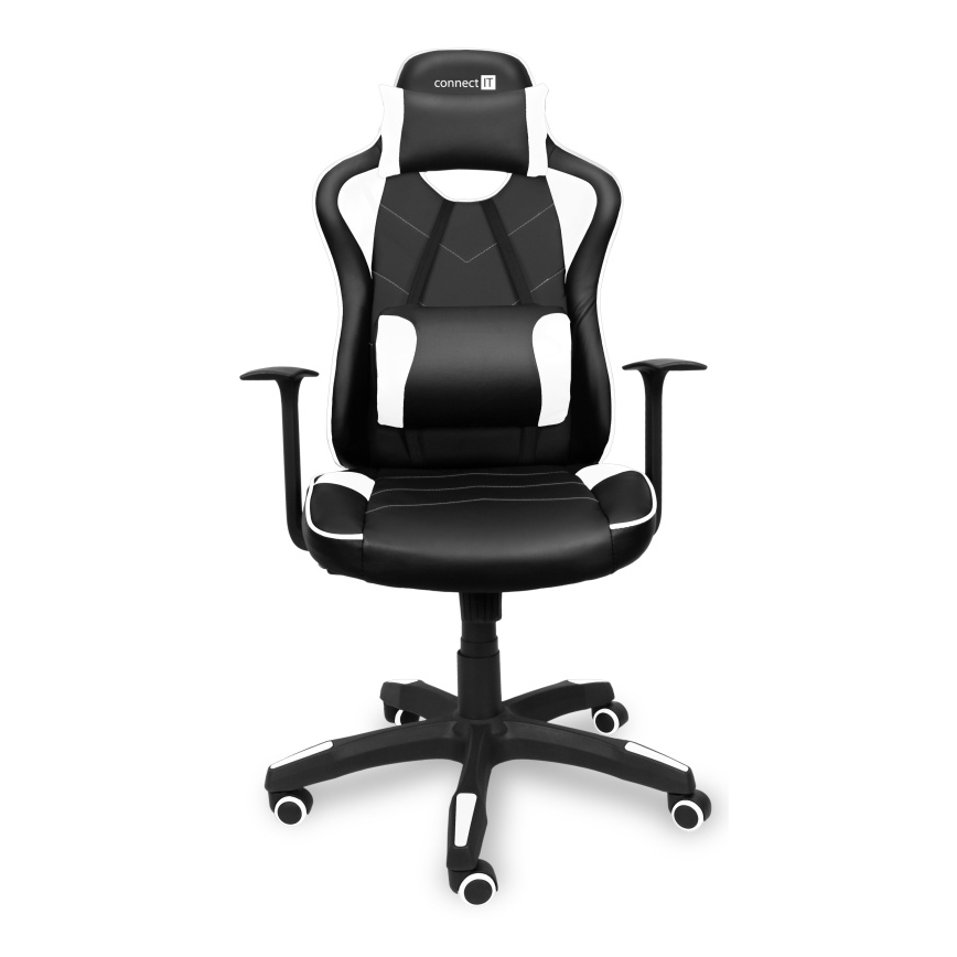 CONNECT IT CGC-0700-WH - Gaming stoel LeMans Pro zwart/wit