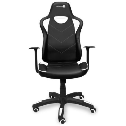 CONNECT IT CGC-0700-WH - Gaming stoel LeMans Pro zwart/wit
