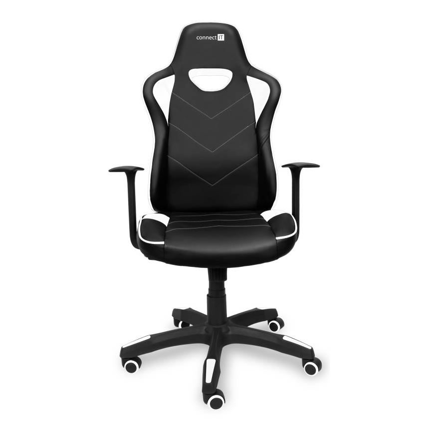 CONNECT IT CGC-0700-WH - Gaming stoel LeMans Pro zwart/wit