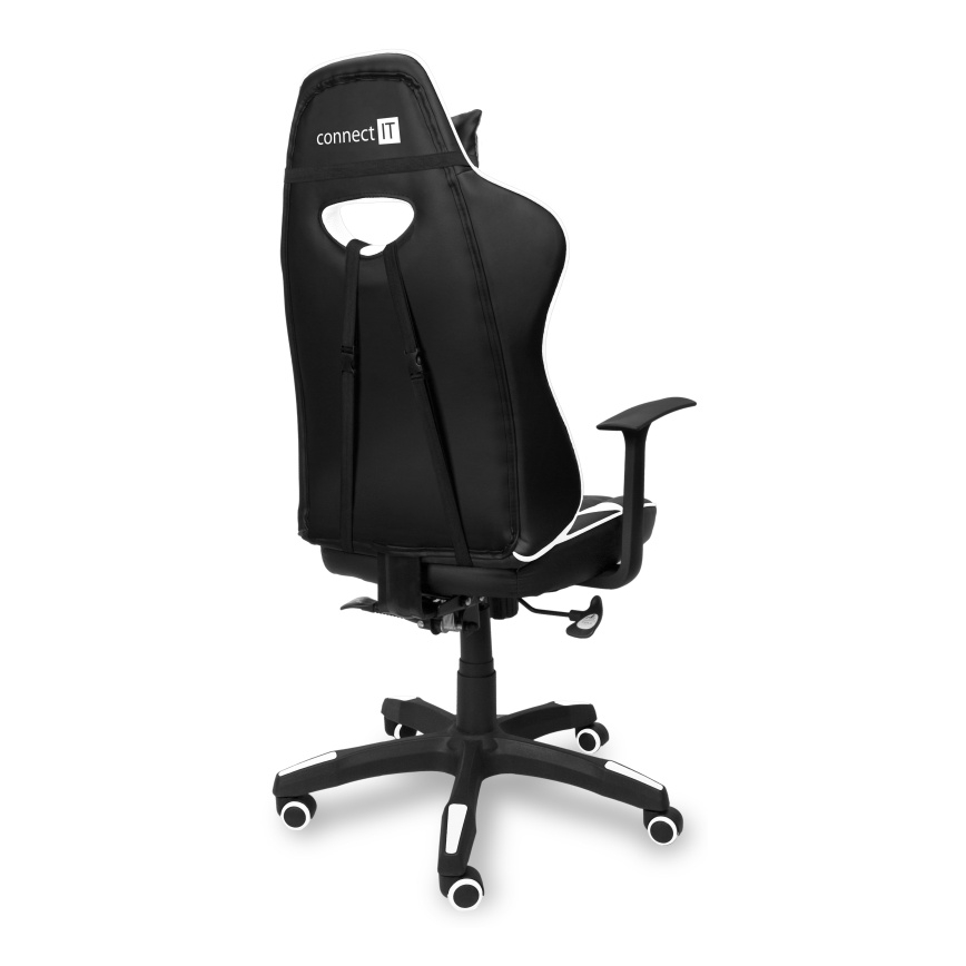 CONNECT IT CGC-0700-WH - Gaming stoel LeMans Pro zwart/wit