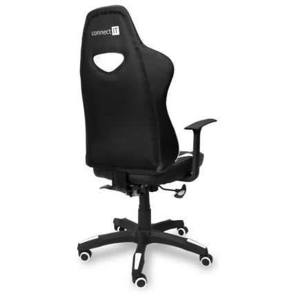 CONNECT IT CGC-0700-WH - Gaming stoel LeMans Pro zwart/wit