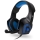 CONNECT IT CHP-5500-BL - LED Bedrade gaming-koptelefoons met een microfoon zwart/blauw