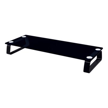 CONNECT IT CI-1134 - Multifunctioneel glazen voet zwart