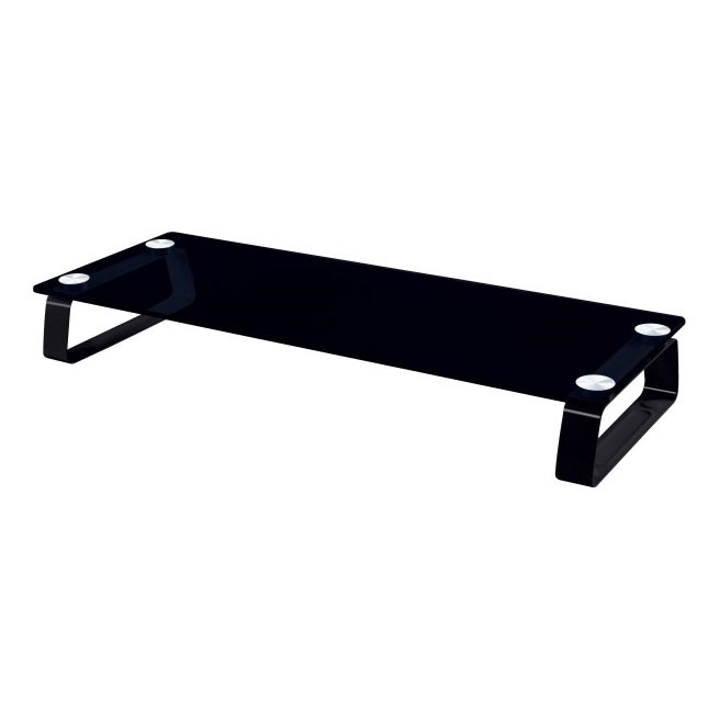 CONNECT IT CI-1134 - Multifunctioneel glazen voet zwart