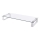 CONNECT IT CI-1135 - Multifunctioneel glazen voet doorzichtig/wit