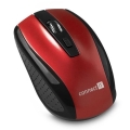 CONNECT IT CI-1224 - Draadloze muis 800/1200/1600 DPI 2xAAA zwart/rood