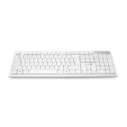CONNECT IT CKB-3010-CS - Draadloos multimediatoetsenbord met CZ/SK-lokalisatie 2xAAA wit