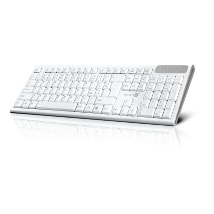 CONNECT IT CKB-3010-CS - Draadloos multimediatoetsenbord met CZ/SK-lokalisatie 2xAAA wit
