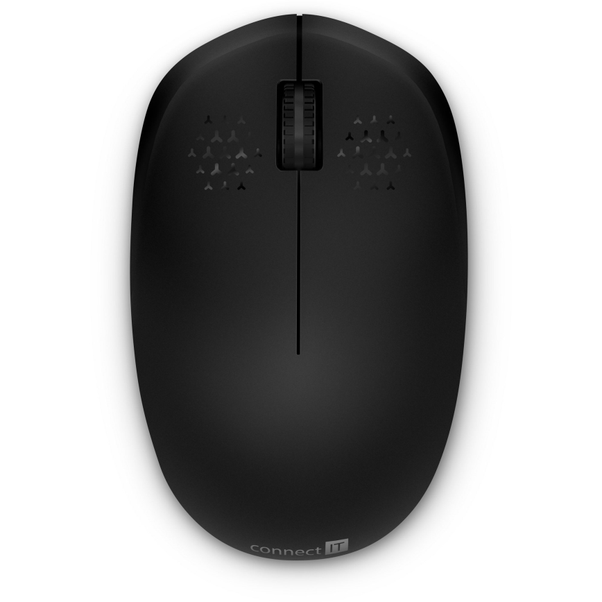 CONNECT IT CKM-4500-CS - Draadloos toetsenbord en muis 1000 DPI met CZ/SK-lokalisatie 1xAAA + 1xAA zwart