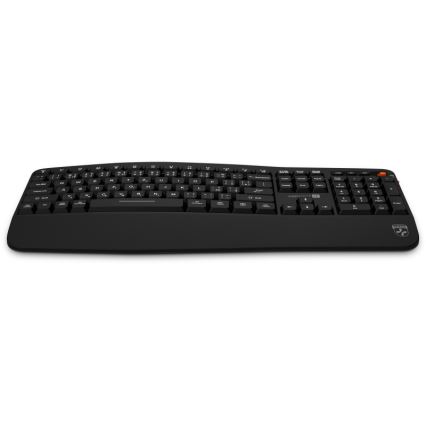 CONNECT IT CKM-6010-CS - Ergonomisch draadloos toetsenbord en muis 800/1200/1600/2400 DPI met CZ/SK-lokalisatie 1xAA + 2xAAA zwart