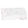 CONNECT IT CKM-7801-CS - Draadloos toetsenbord en muis 1200 DPI met CZ/SK-lokalisatie 1xAAA + 1xAA wit/roze