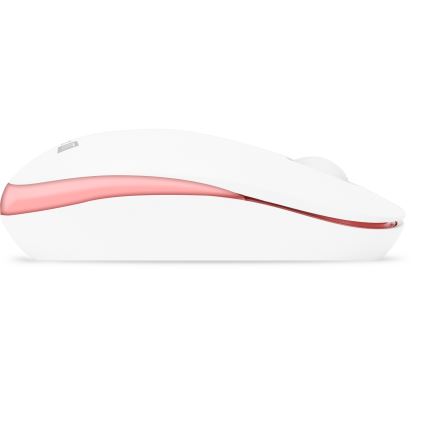CONNECT IT CKM-7801-CS - Draadloos toetsenbord en muis 1200 DPI met CZ/SK-lokalisatie 1xAAA + 1xAA wit/roze