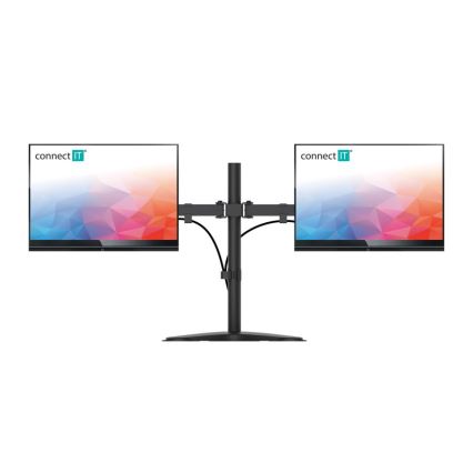CONNECT IT CMF-3204-BK - Universele houder voor 2 monitoren 13-32” zwart