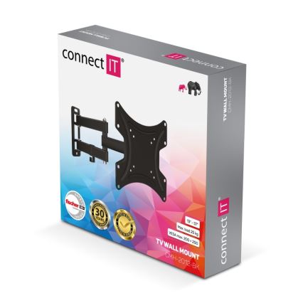 CONNECT IT CMH-2012-BK - Wandhouder voor TV 13-37” zwart