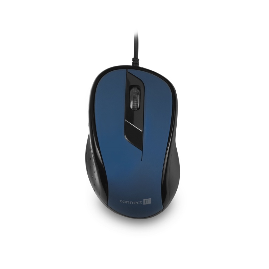 CONNECT IT CMO-1200-BL - Draadloze muis 1000 DPI zwart/blauw