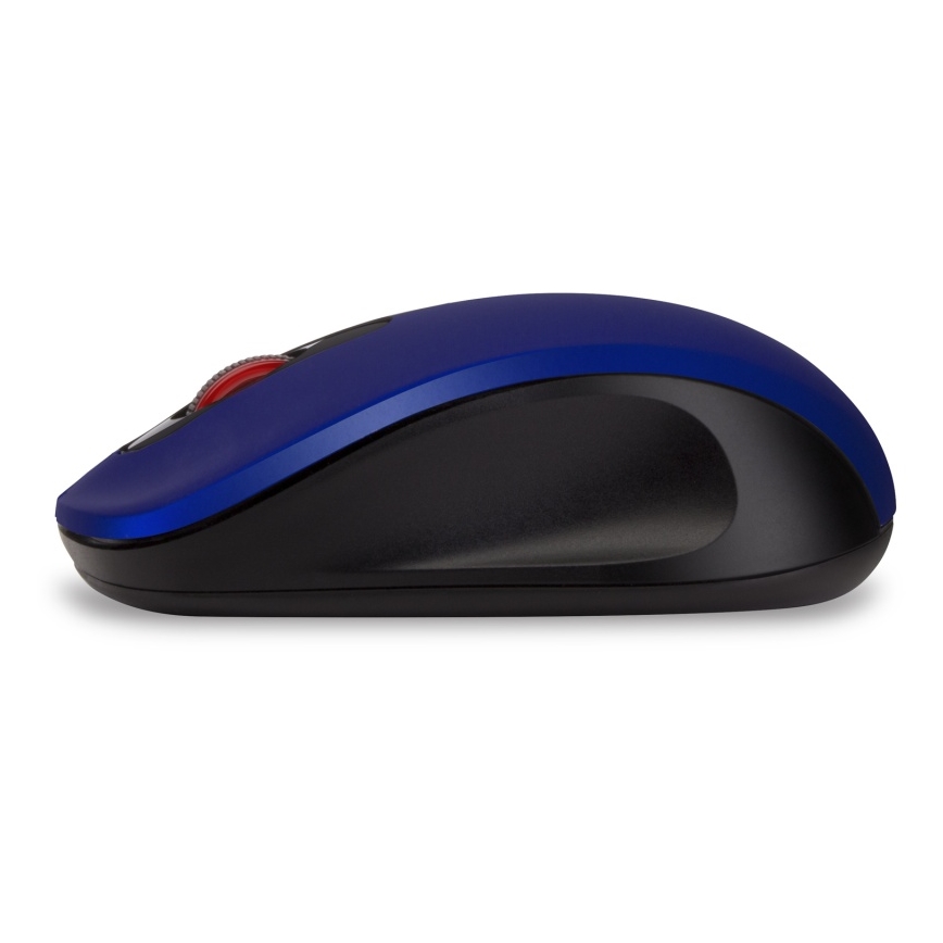 CONNECT IT CMO-2230-BL - Draadloze stille muis MUTE 1200 DPI 1xAA zwart/blauw