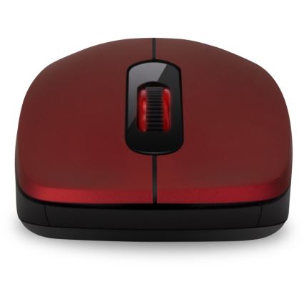 CONNECT IT CMO-2230-RD - Draadloze stille muis MUTE 1200 DPI 1xAA zwart/rood